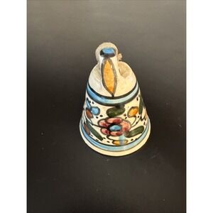 Armenian Ceramic Bell Flower Motif Decor Handmade Hand‎ painted